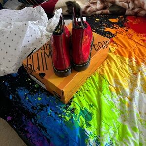 Red Patent Leather Dr. Marten’s Boots!